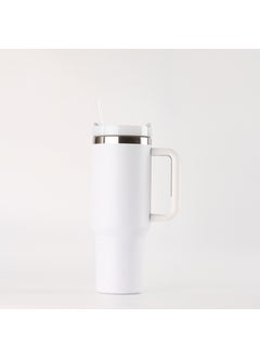 Stanley 40oz Handle Cup 304 Stainless Steel Thermal Mug White