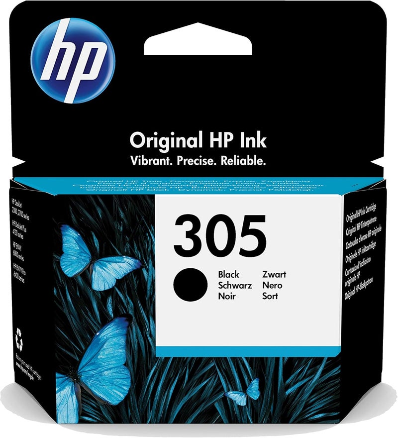 Hp Genuine 305 Black & Tri-Colour Ink Cartridge, Multipack, 3Ym61Ae, 3Ym60Ae - Image 2