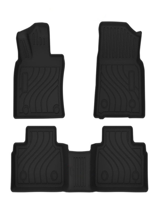Custom Fit Floor Mat for Toyota Camry 2024+,Tpe Heavy Duty Floor Mats for New Camry 2024+ Non-Hybrid Model, All-Weather 3D Moulded Black Liner Set, Full Coverage Protection - Image 2