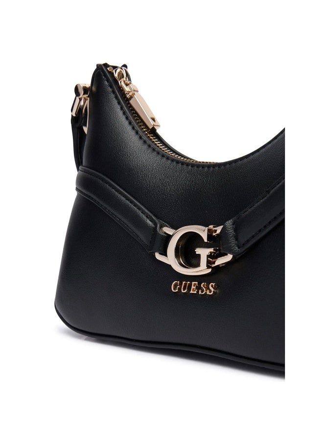 Guess Black Women Shoulder Bag HWBG7993730 – Elegant Leather Everyday Bag - Image 4