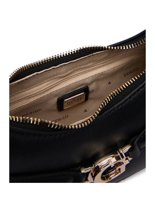Guess Black Women Shoulder Bag HWBG7993730 – Elegant Leather Everyday Bag - Image 5