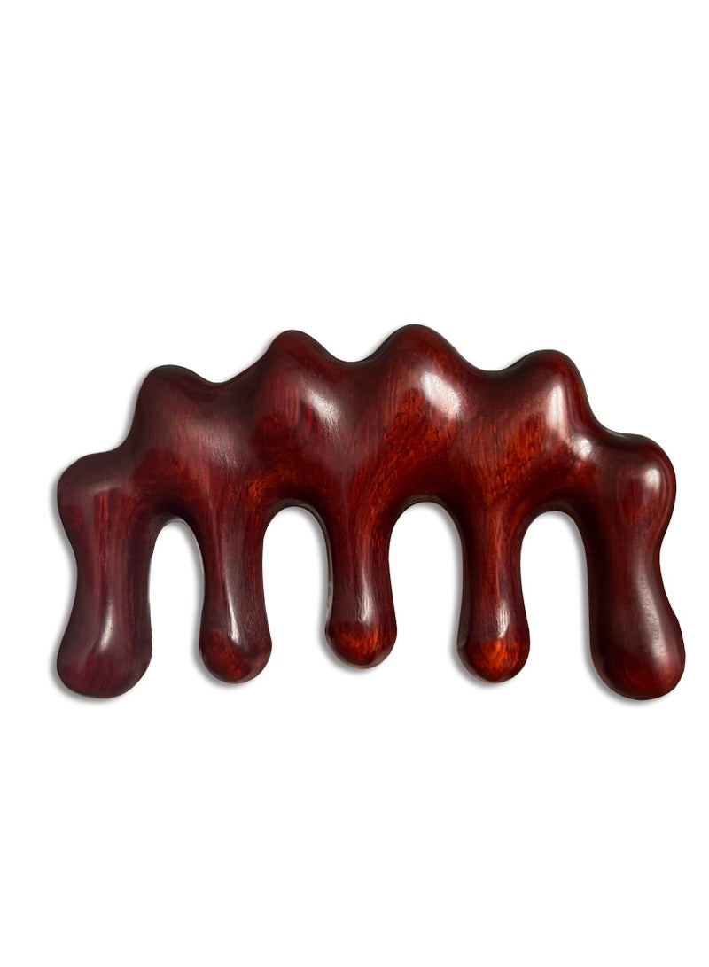 Excefore Wooden Massage Comb, for Head Scalp, Facial, Body Massage Natural Sandalwood Massager Acupressure Tools Gift for Women Men - Image 1