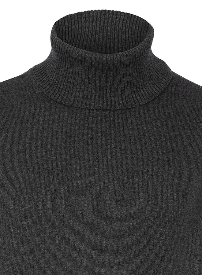 FELIX HARDY Anthracite Turtleneck Pullover for Men | Best Price UAE