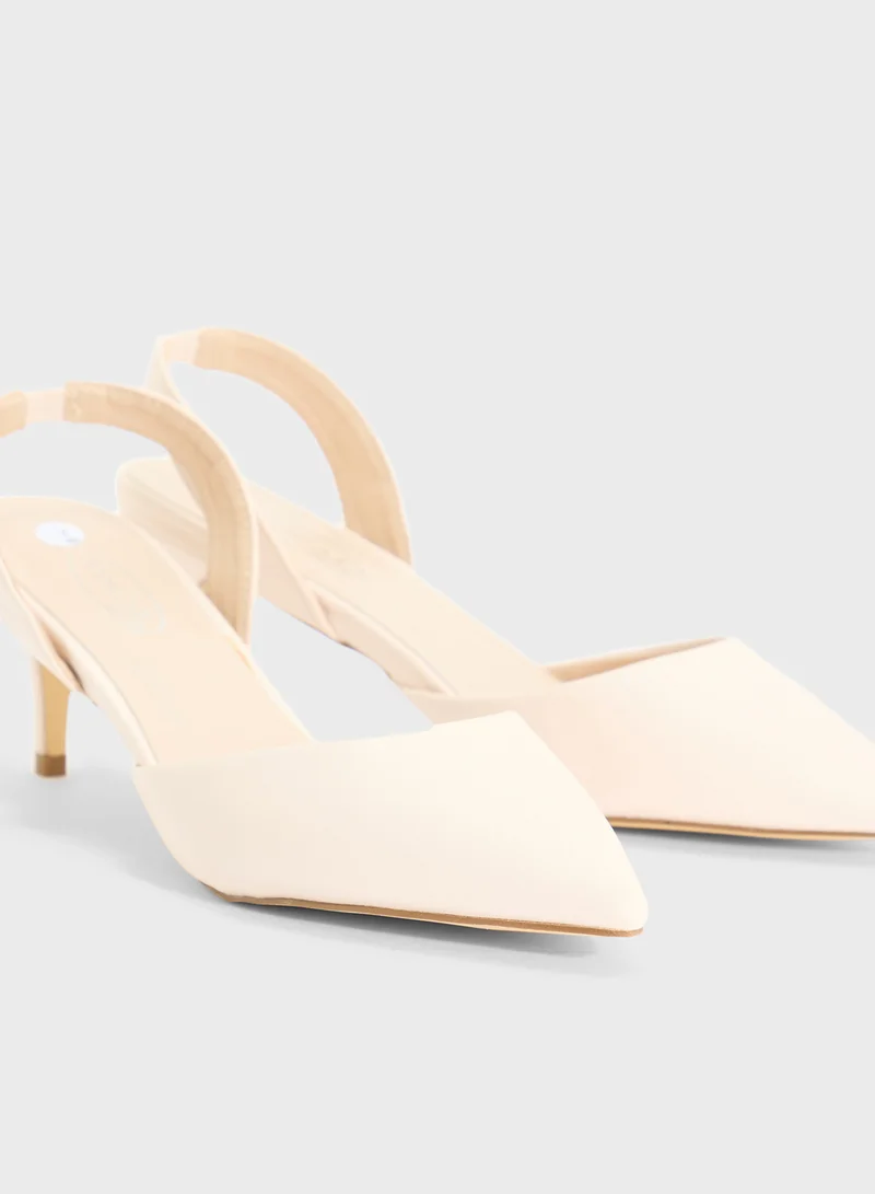 Spot-On Classic Sling-Back Pump