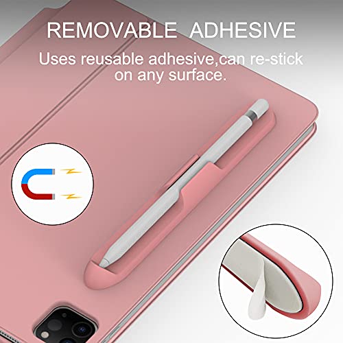 LOVE MEI iPencil Holder Sticker for Apple Pencil 1st/2nd Generation, Strong Adhesive Silicone Holder Sticker [Magnetic Attach Design] Accessories for iPad Stylus Pens - Image 4