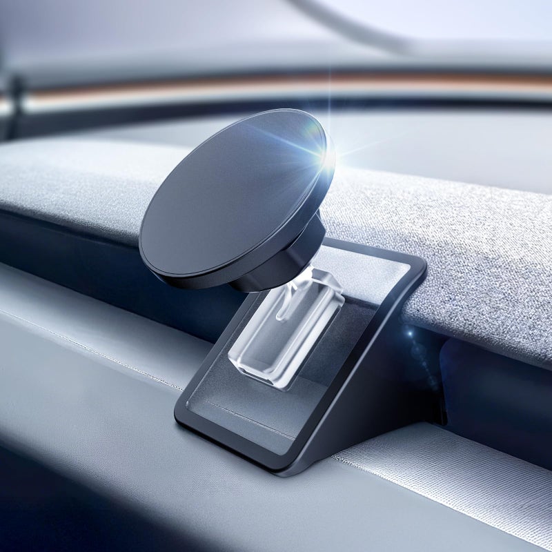 CloudValley Magnetic Phone Mount for Tesla Model 3 Highland Model Y Juniper, Strong Grip, 360Â° Adjustable, Dashboard Car Holder 2025, Compatible with iPhone MagSafe 17/16/15/14/13/12 - Image 1