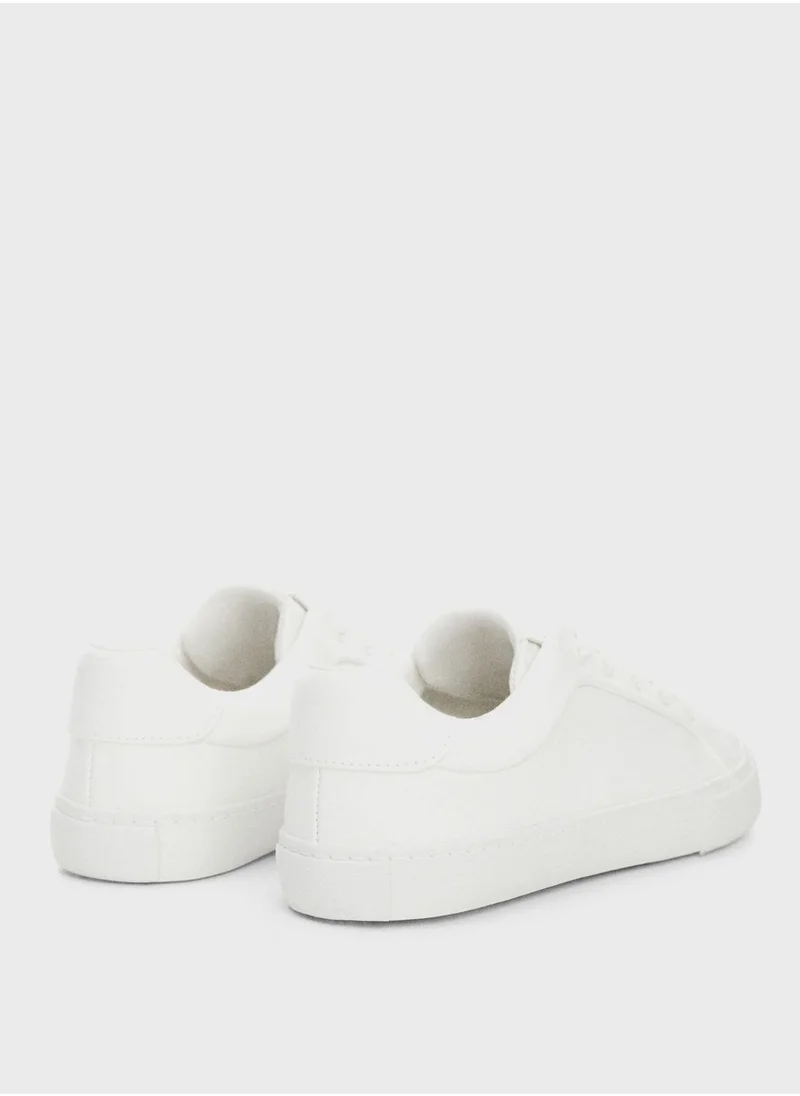 مانجو Kids Lace Up Sneakers
