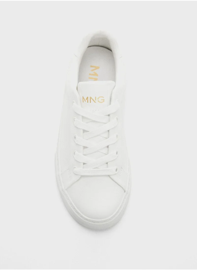 مانجو Kids Lace Up Sneakers