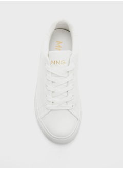 MANGO Kids Lace Up Sneakers  - Image 4