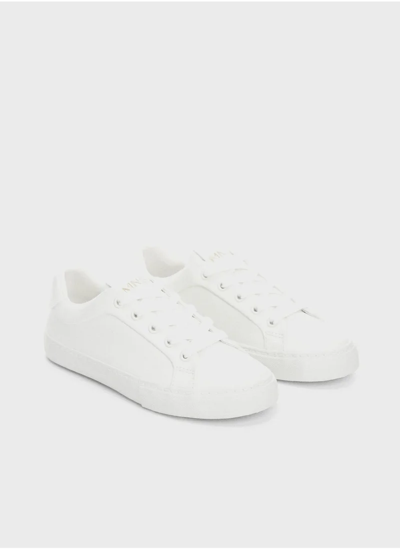 MANGO Kids Lace Up Sneakers