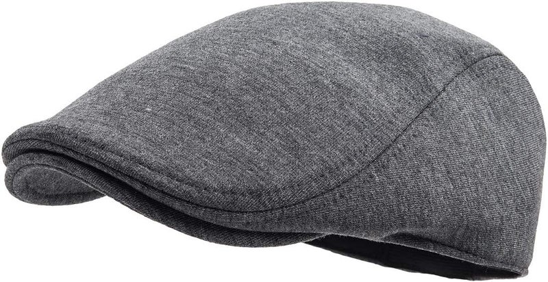 FEINION Men Cotton Newsboy Cap Soft Fit Cabbie Hat - Image 5