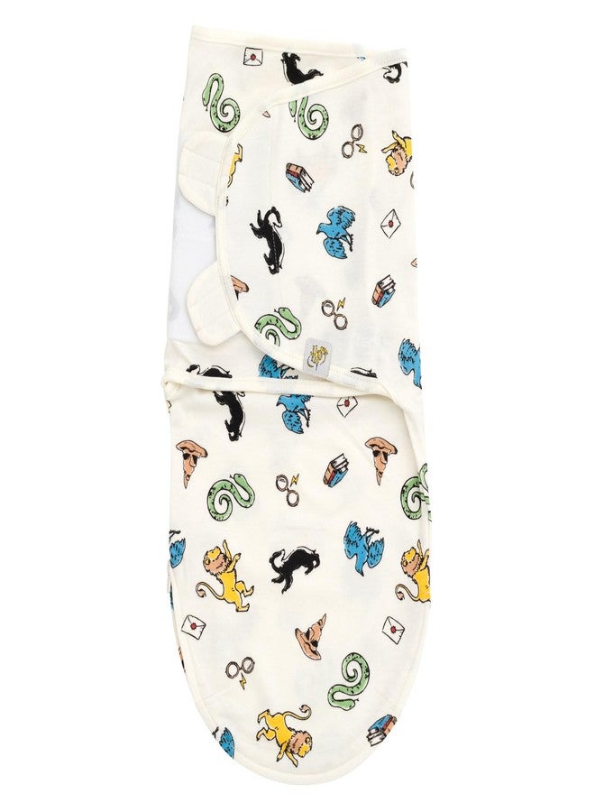 Harry Potter Hedwig Owl Newborn Baby Boys 3 Pack Swaddle Sacks Green/Maroon White 0-3 Months - Image 4