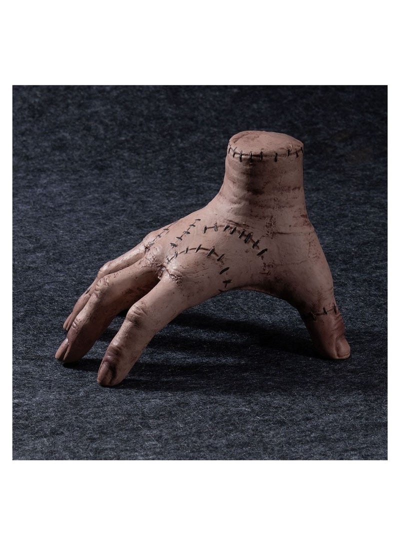 Rally Creepy Latex  Addams Family Figure Hand Toy Funny Cosplay Photo Props - Image 1