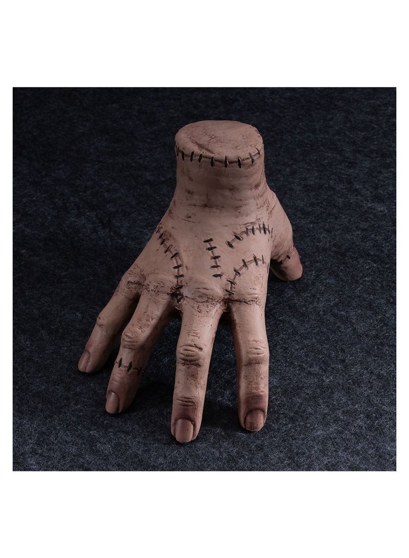 Rally Creepy Latex  Addams Family Figure Hand Toy Funny Cosplay Photo Props - Image 2