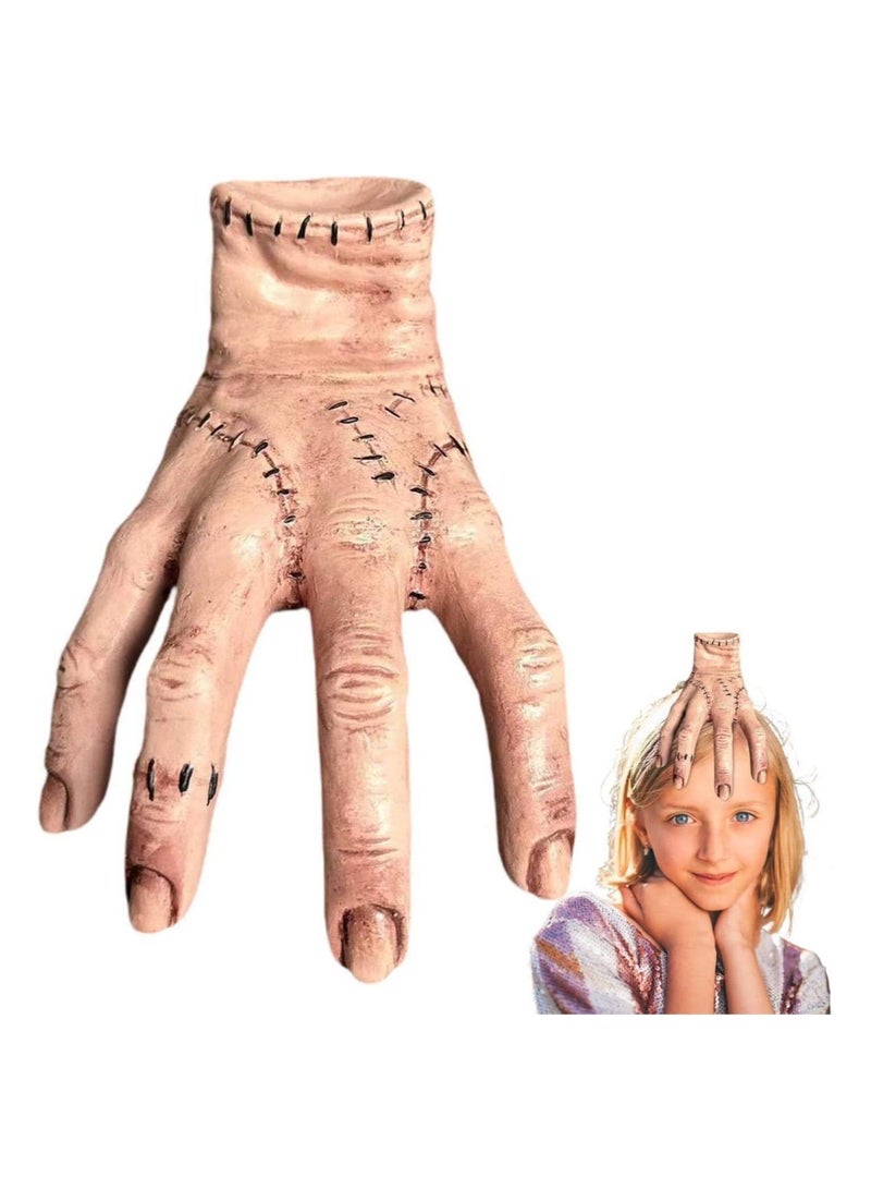 Rally Creepy Latex  Addams Family Figure Hand Toy Funny Cosplay Photo Props - Image 4