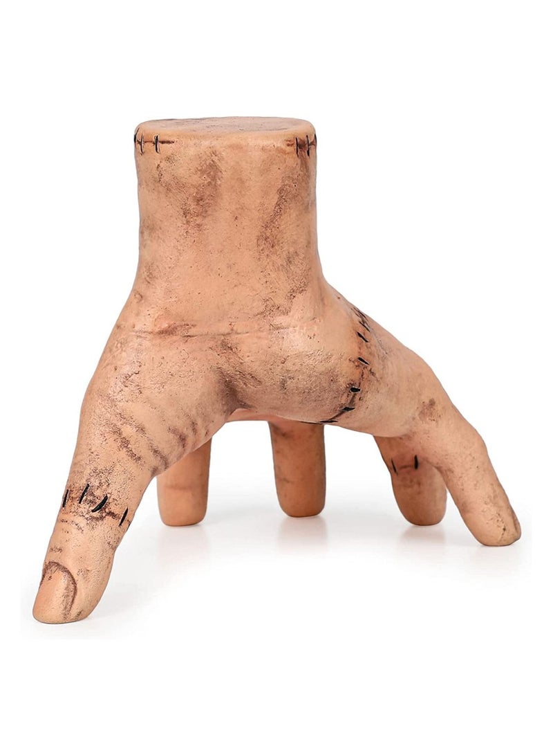 Rally Creepy Latex  Addams Family Figure Hand Toy Funny Cosplay Photo Props - Image 3