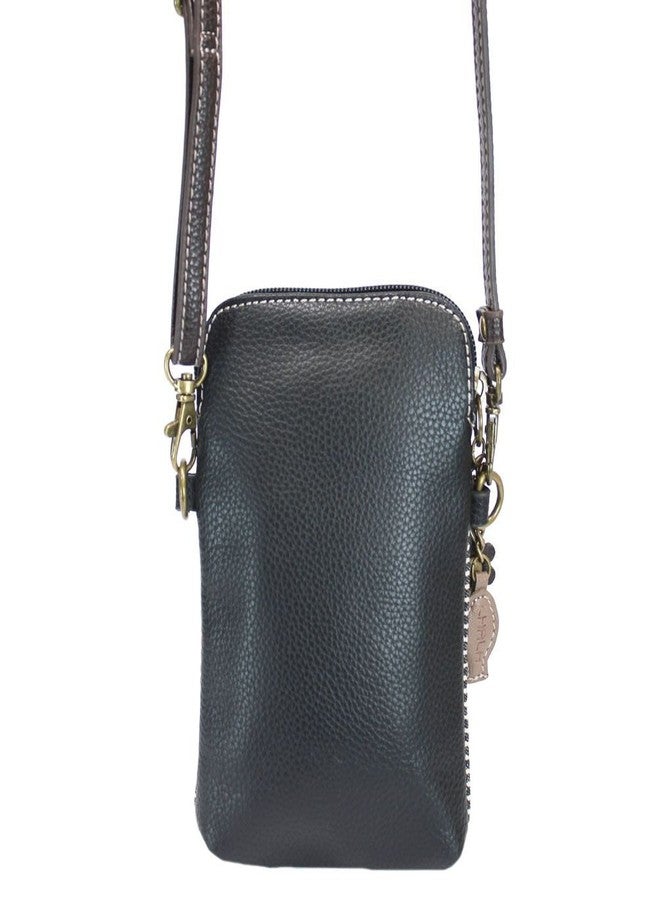 CHALA Cellphone Crossbody Handbag - Convertable Strap, Cat Lovers Gift (Black Stripe) - Image 3