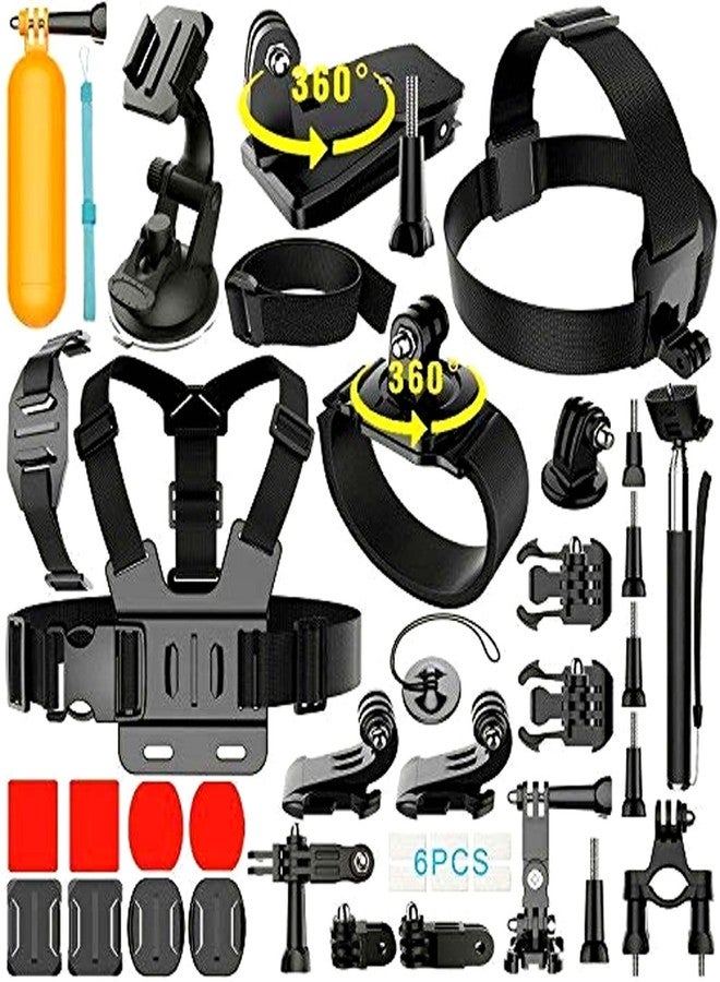 ADOFYS 42 in 1 Action Camera Accessories Kit Compatible for GoPro, Sony Action Cam, Nikon, Garmin, Ricoh Action Cam, SJCAM, iPhone and Android | Epic Photo Shooting - Image 1