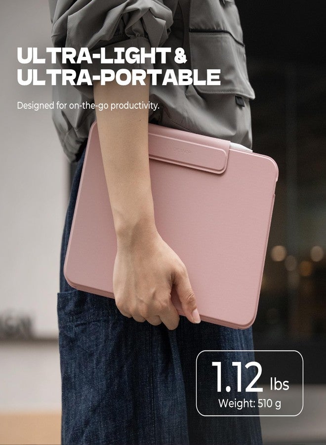 Dexnor for iPad (A16) 11th/10th Generation Case with Keyboard Ultra-Light Magnetic Detachable Folio Keyboard Cover Multi-Touch Trackpad Backlit for iPad 10th Gen 10.9" (2022)/11th Gen (2025), Pink - Image 4