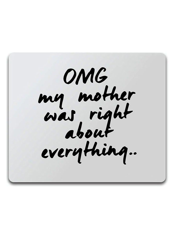 PRINTSHOP4ME Mousepad Gift For Mother's Day And Women|Our Mousepad Is A Great Gift Idea For Moms,Grandmothers,Wives,Sisters|Printed Mouse Pad|Non-Slip Base Mouse Pad. - Image 1