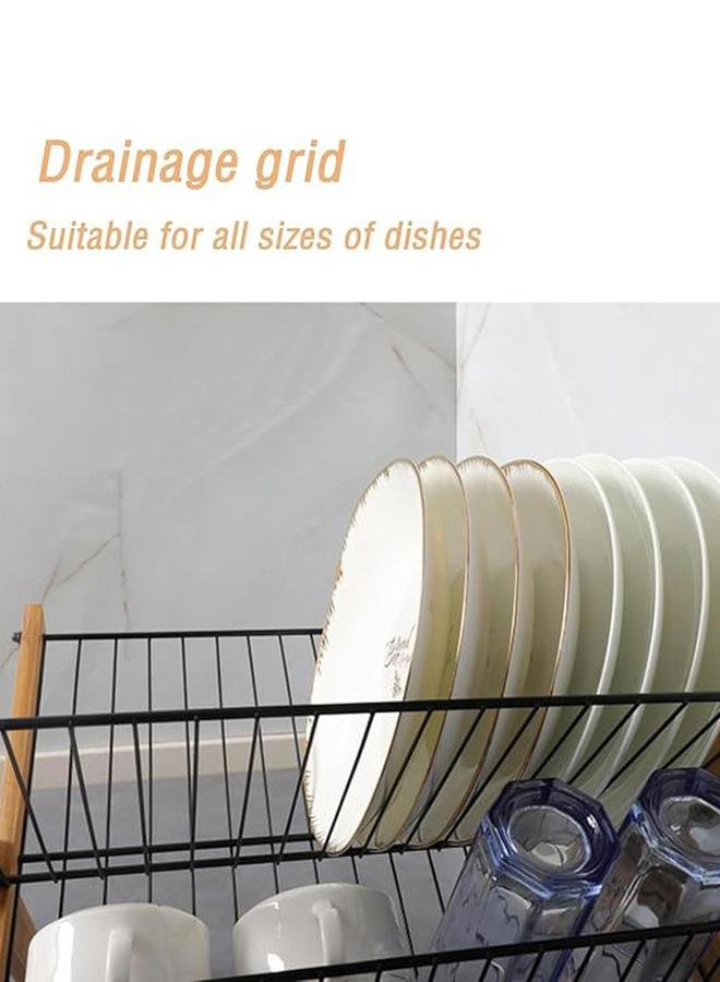 Orchid Wooden Dish Rack - Image 4