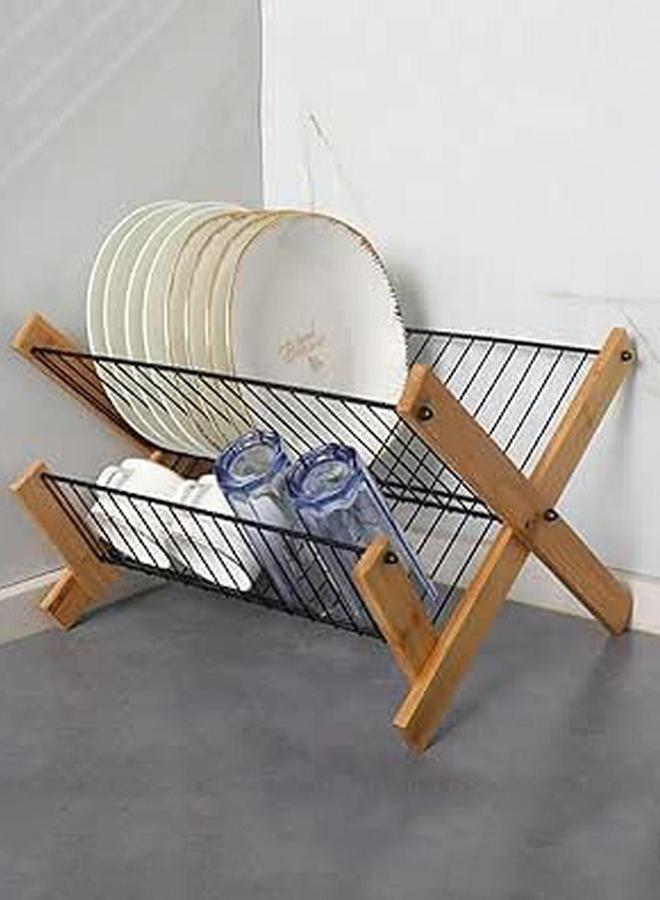 Orchid Wooden Dish Rack - Image 2