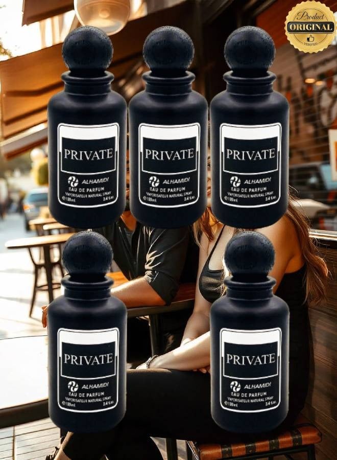 ALHAMIDI 5 Pieces Private Perfume 100ML - Image 1