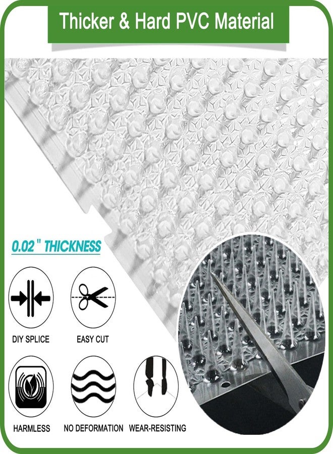 Aocoray 14 Pack Cat Scat Spike Mat Cat Deterrent Outdoor/Indoor Scat Mat Pet Training Plastic Mats Keep Cats/Dogs Away, 16 x 13 Inches - Image 5