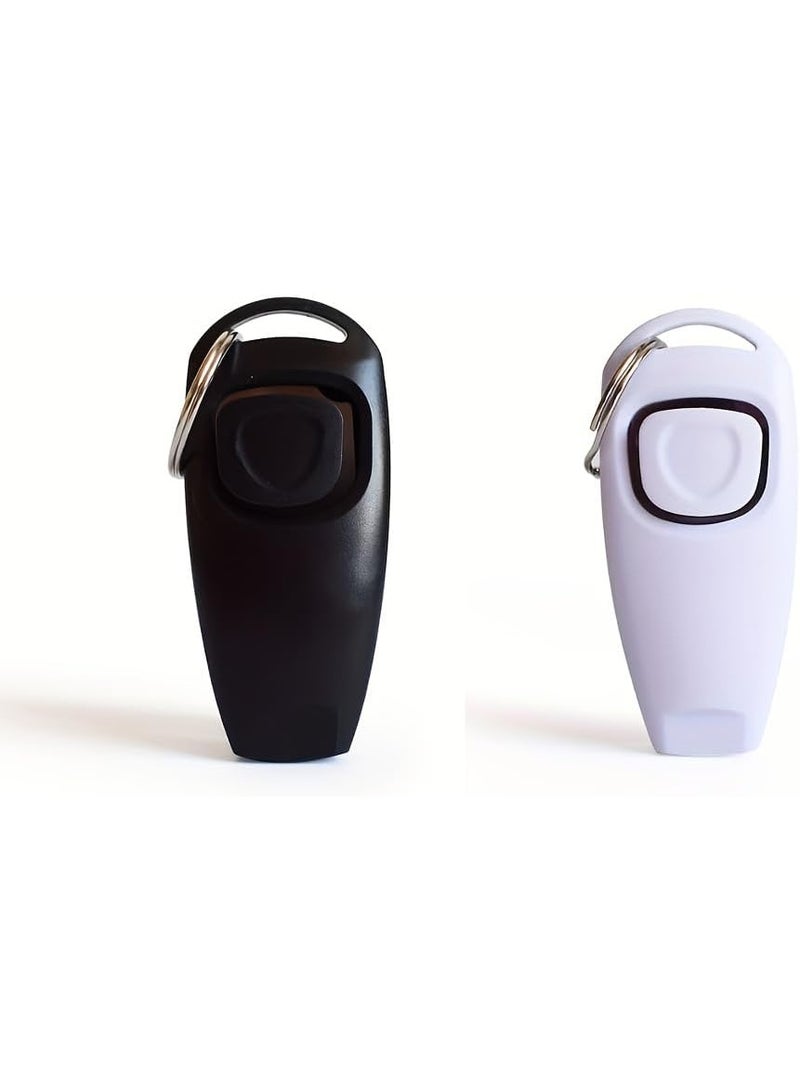 MY SOUQ MySouqEg | only 1 pcs - 2-in-1 Dog Training Clicker and Whistle, Portable with Keyring, Stops Barking, Teaches Sit, Come Back and More - (Random Color) - Image 2