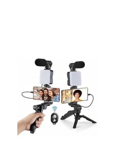 Generic Professional Video Studio Kit for Premium Smartphones and Cameras with Microphone, LED Light, and Starter Kit Compatible with YouTube, TikTok, and Content Creators  - Image 1