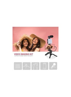 Generic Professional Video Studio Kit for Premium Smartphones and Cameras with Microphone, LED Light, and Starter Kit Compatible with YouTube, TikTok, and Content Creators  - Image 2