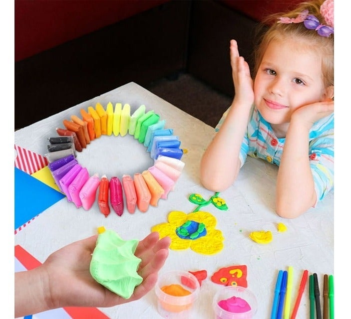VENDIX 36 Colors Plasticine DIY Plasticine for Children Education Super Light Clay Air Dry Clay Multi-color Modelling Clay Interactive Toy - Image 3