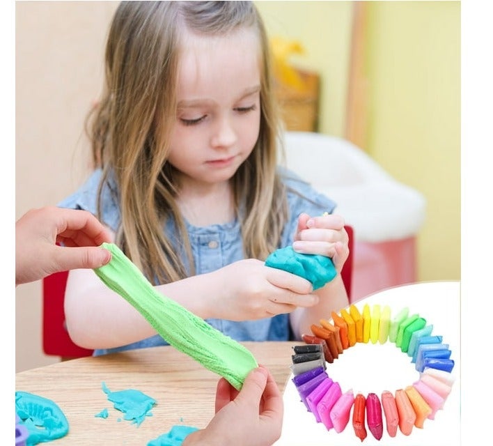 VENDIX 36 Colors Plasticine DIY Plasticine for Children Education Super Light Clay Air Dry Clay Multi-color Modelling Clay Interactive Toy - Image 2