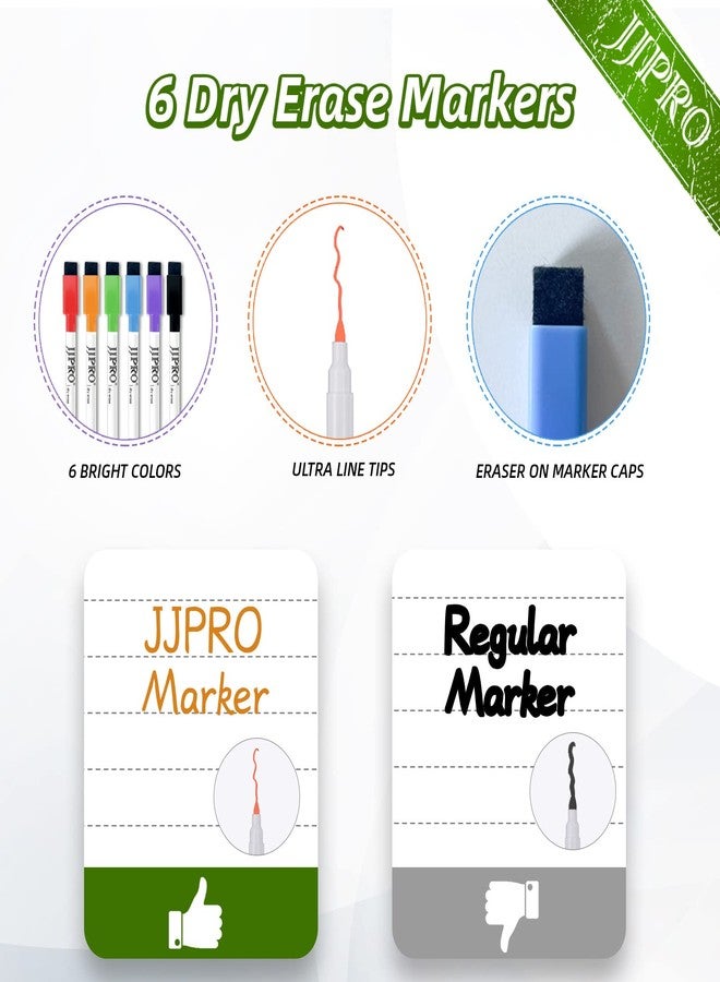 JJPRO Chore Chart Whiteboard Clings to All Smooth Surfaces.Non-Magnetic Dry Erase Chore Chart Sticks to Stainless Steel Fridge, Cabinet, Door and Glass - Image 5