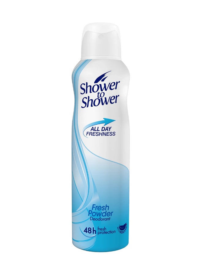 Shower To Shower Shower To Shower Women’s Deodorant Spray “Fresh Powder” 150 ml (STF05)