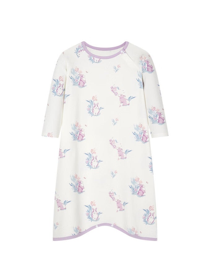 Ibaby British Baby Children's Nightgown Uni Kids Pajamas Spring Autumn Long Sleeve One-piece Sleepwear For Older Children - Image 5
