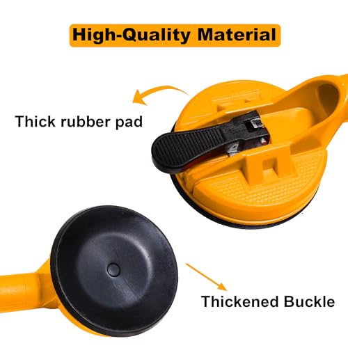 Ingco 2 PCS Pack Suction Cup Glass, Glass Lifter, Two Head Sucker - Image 3