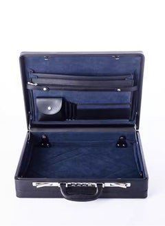 Freegallops Made In China Best 17 inches Expandable Hard Briefcases Laptop Attache for Men with Lock - Black  - Image 2