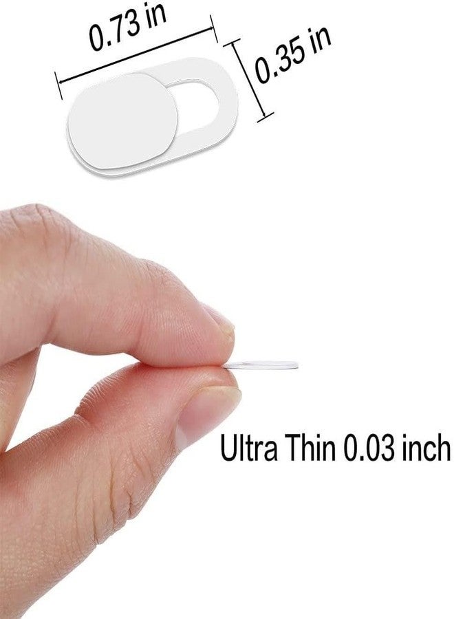 Fonus Privacy Camera Cover Security Blocker Compatible with Samsung Galaxy Tab S6 Lite 10.4" (2024,2022,2020), Webcam Closure White - Image 3