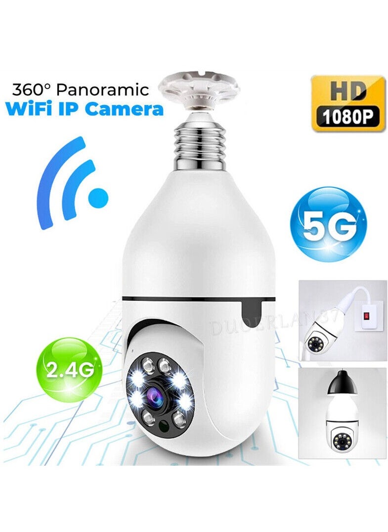 ELTRAZONE 5 PACKES Camara 5G WiFi De Seguridad 360Con Audio Microfono Para Casa y Exterior  - Image 3
