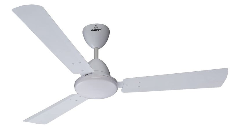 Jupiter Top Air 3 Blades BLDC Motor 1200 mm Energy Efficient 5 Star Energy Saver High Speed Decorative Ceiling Fan Regulator Controlled Snow White - Image 1