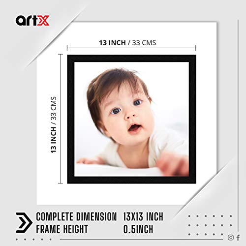 ArtX Paper Cute Baby Pictures Wall Art Painting, Multicolor, Baby, 13X13 in, Set of 1 - Image 3