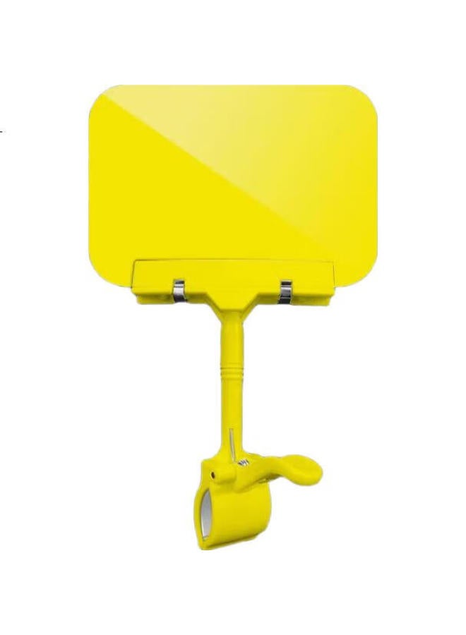 Jiamo Waterproof Display Stand, Supermarket Fresh Special Price Label, Fruit Store Price Tag, Promotional Pop Explosion Sticker, [A6 Yellow Board + Abs Clip] 10 Sets, With Free Markers - Image 2