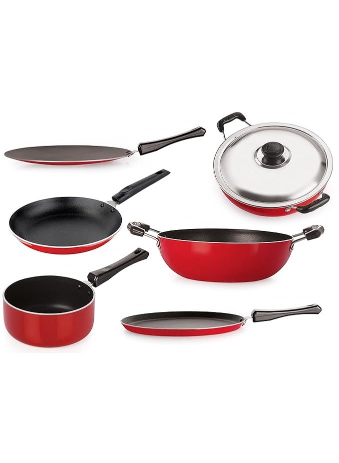 NIRLON Nonstick Cookware Set Combo Aluminium Pots and Pans for Cooking - Image 1