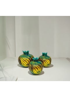 EGE A an Tile Set of 3 Pomegranates  - Image 2