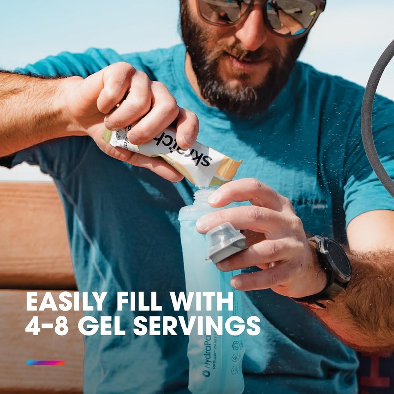 HydraPak SoftFlask  Collapsible Nutrition Flask 150ml or 250ml  BPA Free Easy Open Cap Foldable Lightweight - Image 3