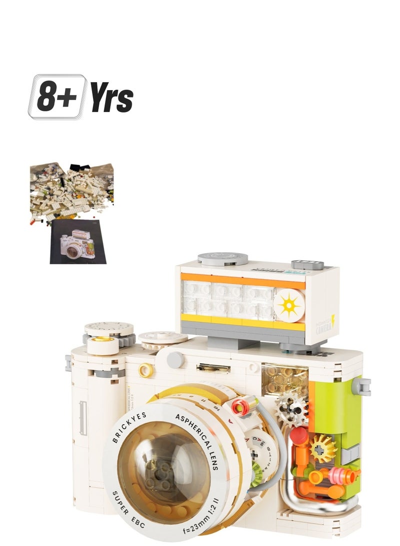 Camera Shaped Building Block Set, Educational Kit Birthday Gift, Ages 8+  - Image 1