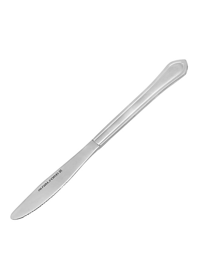 Royalford 3-Piece Table Knife Set Silver - Image 3