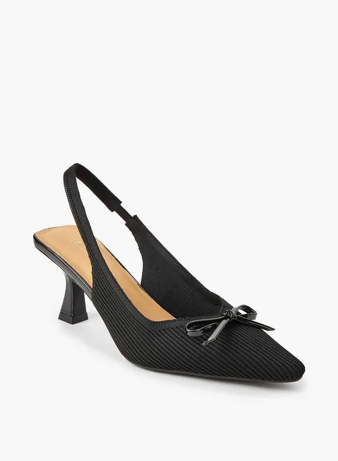 Celeste Women Slingback Flared Heel Shoes