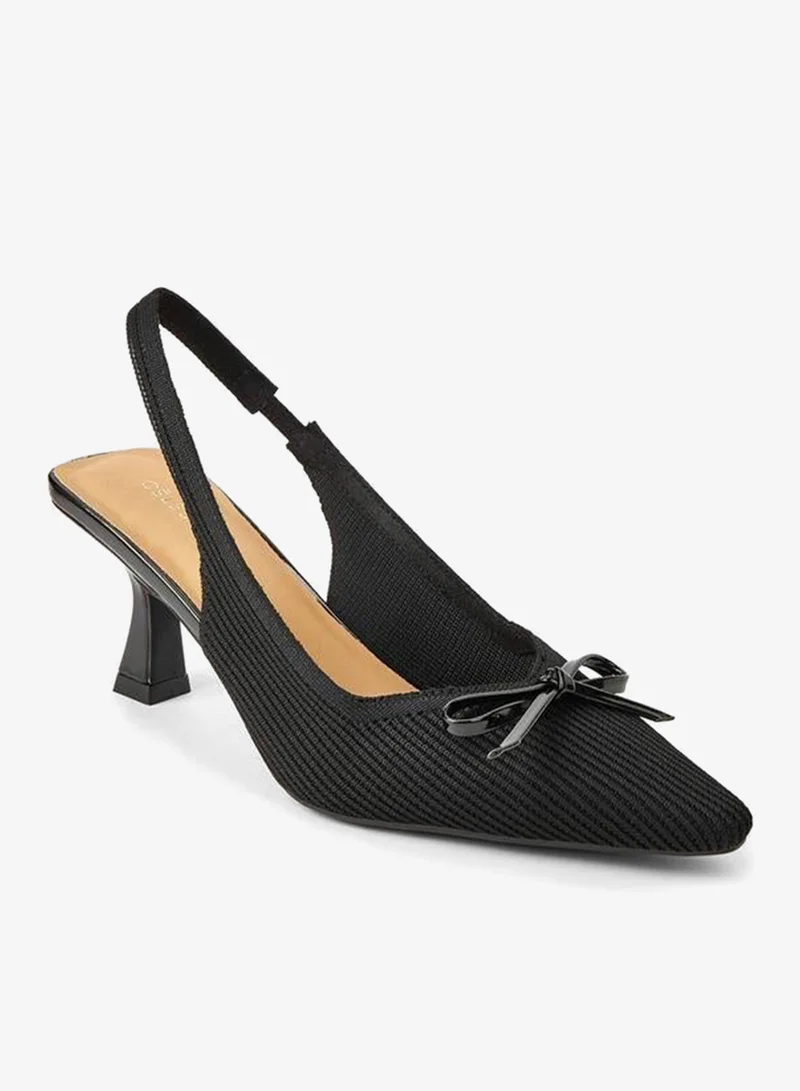 سيليست Women Slingback Flared Heel Shoes